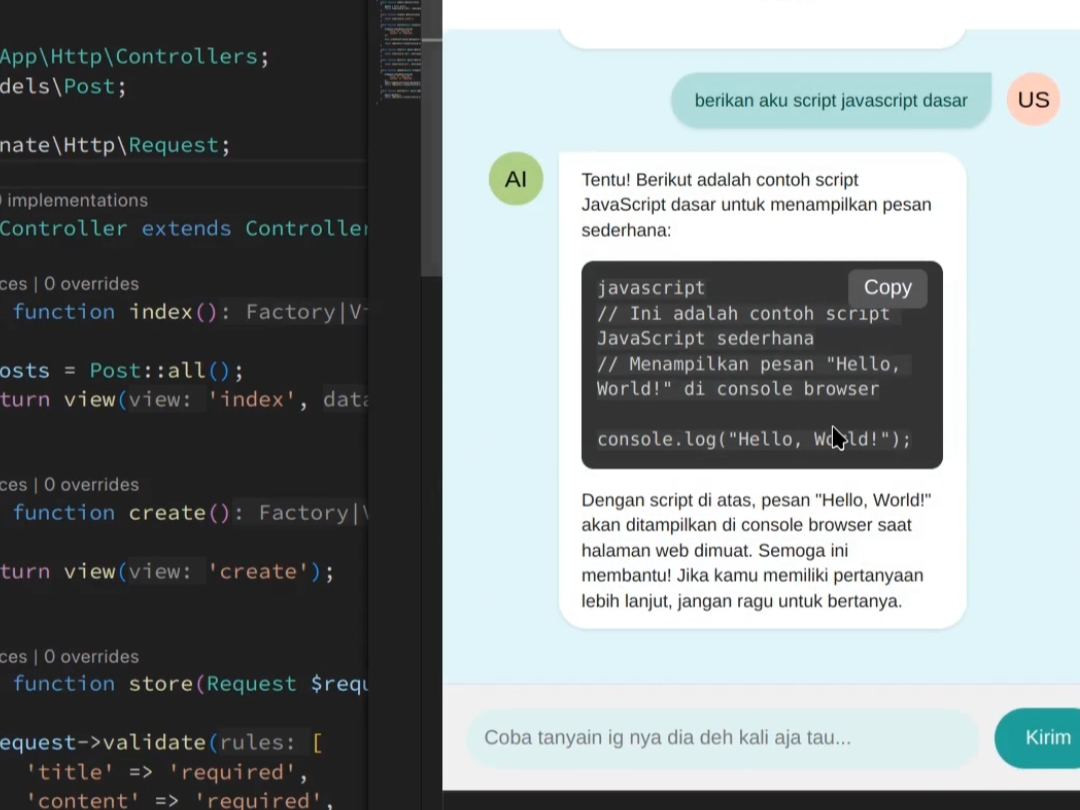Temen Ngoding Kamu - AI VSCode Extension